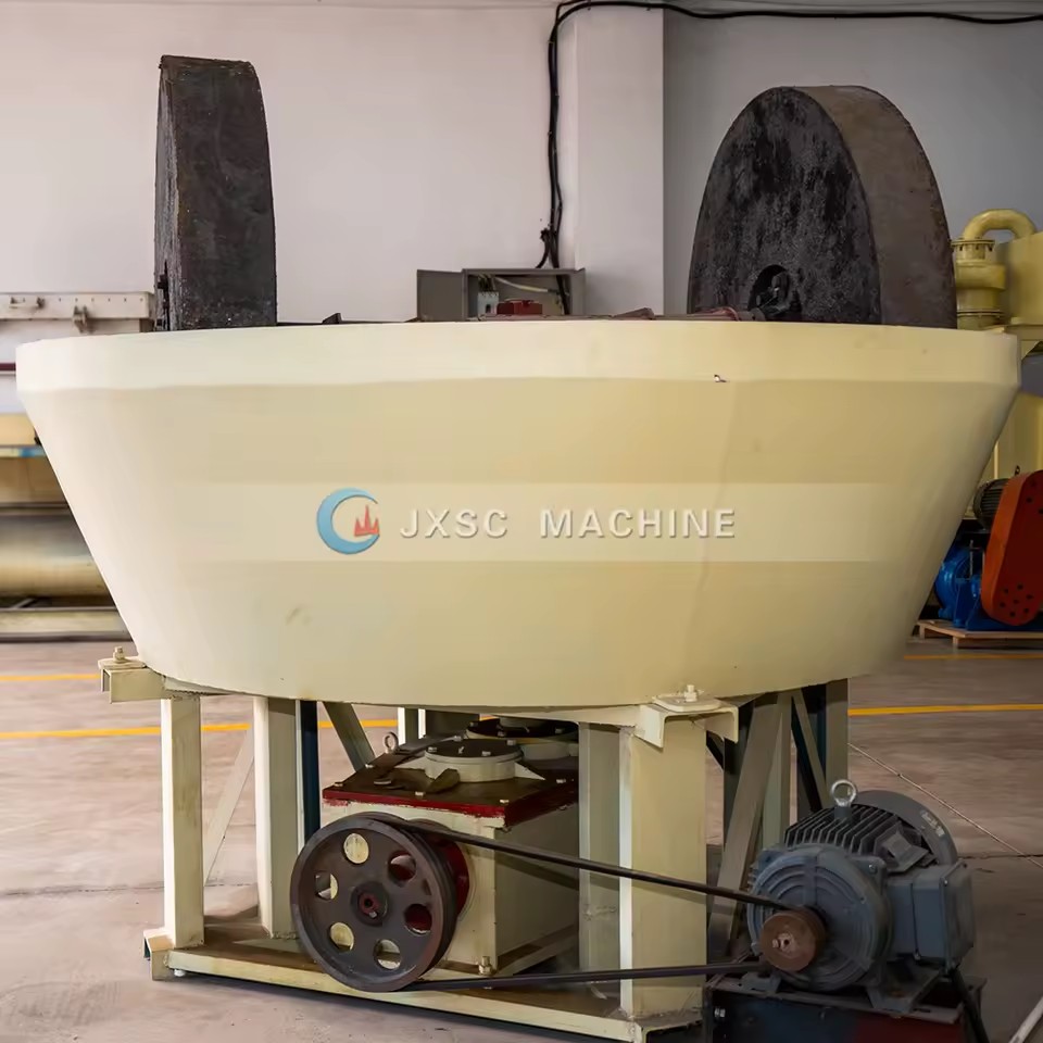 5 Tons Per Hour Wet Round Roller 1200B Wet Pan Gold Grinding Mill 1200 Mill Manufacturer with Competitive Price