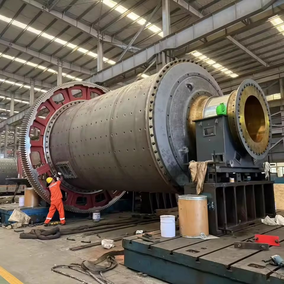 MQY3660 Overflow Ball Mill for Gold Mining and Ore Grinding 3600x6000mm 1250kW