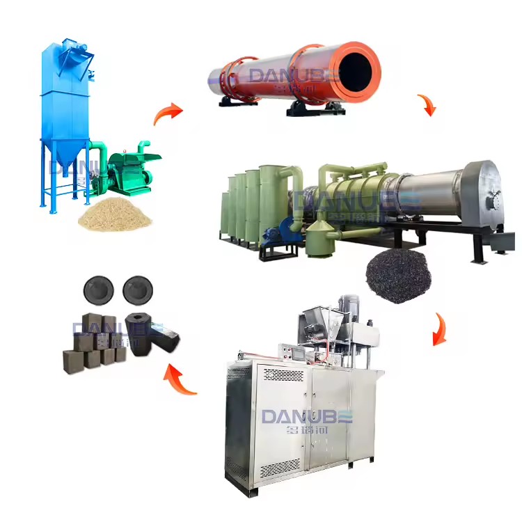 Briquette Shisha Hookah Charcoal Making Machine Charcoal Briquette Making Machine Production Line