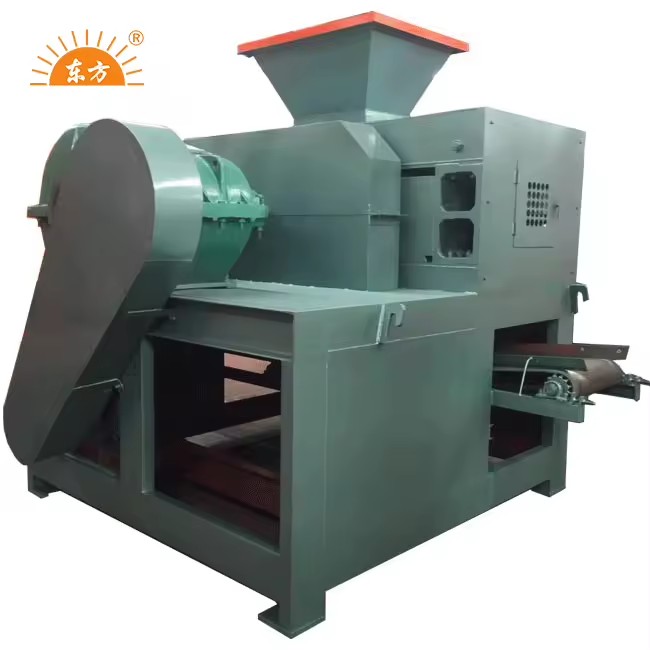Pillow Shape Double Roller Coal and Charcoal Briquette Making Machine Price