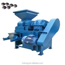 Small Charcoal Dust Double Roll Briquetting Shapes Making Ball Press Maker 290 Model Roller Type Fines Coal Briquette Machine