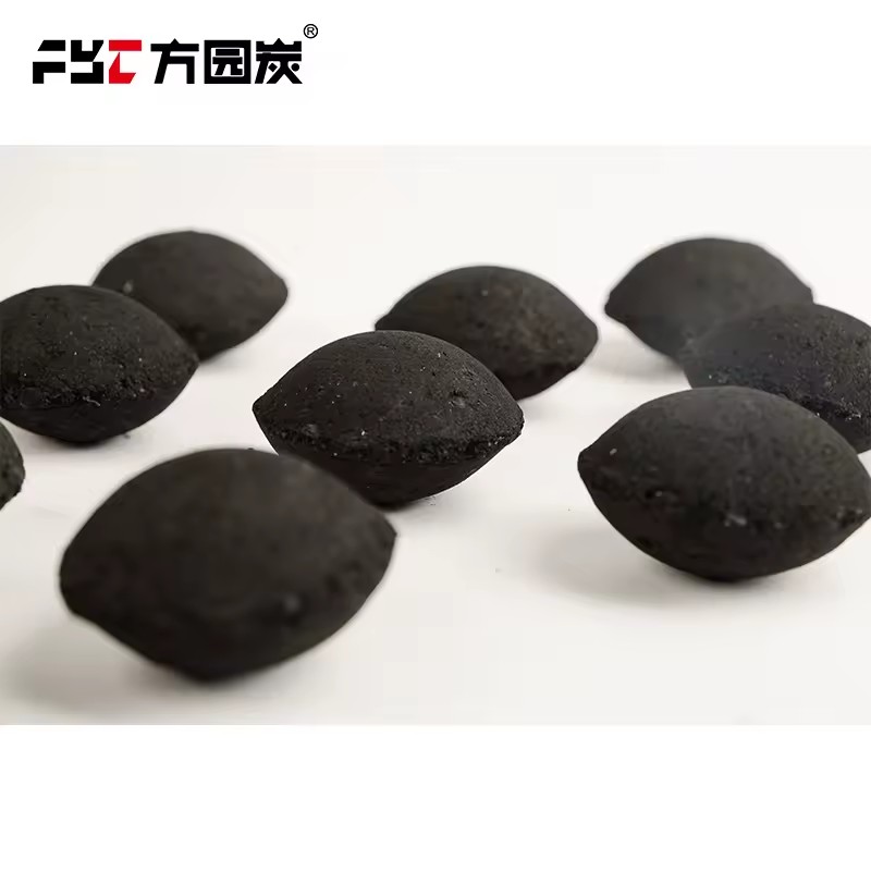 Machine-Made Ball Shape BBQ Charcoal Long Burning Low Ash Sawdust Briquette High Hardness for BBQ Grill Home Cooking