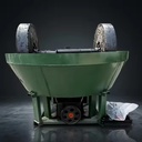 Factory Direct Twenty Five MM Max Input Energy Saving Rock Ore Grinding Wet Pan Mill for Gold Mining Fine Feed Processing