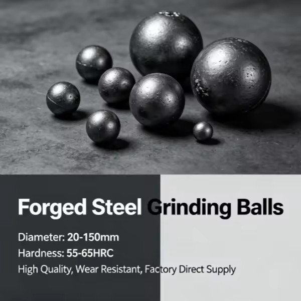 Mine Project Use Forged Steel Ball With Strict Size Tolerance for Ball Mill Machine