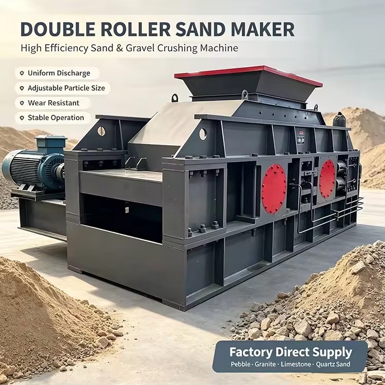Ultra Wear resistant and Low Consumption Slag Recycling Environmentally Friendly Industrial Roll Crushing Mill