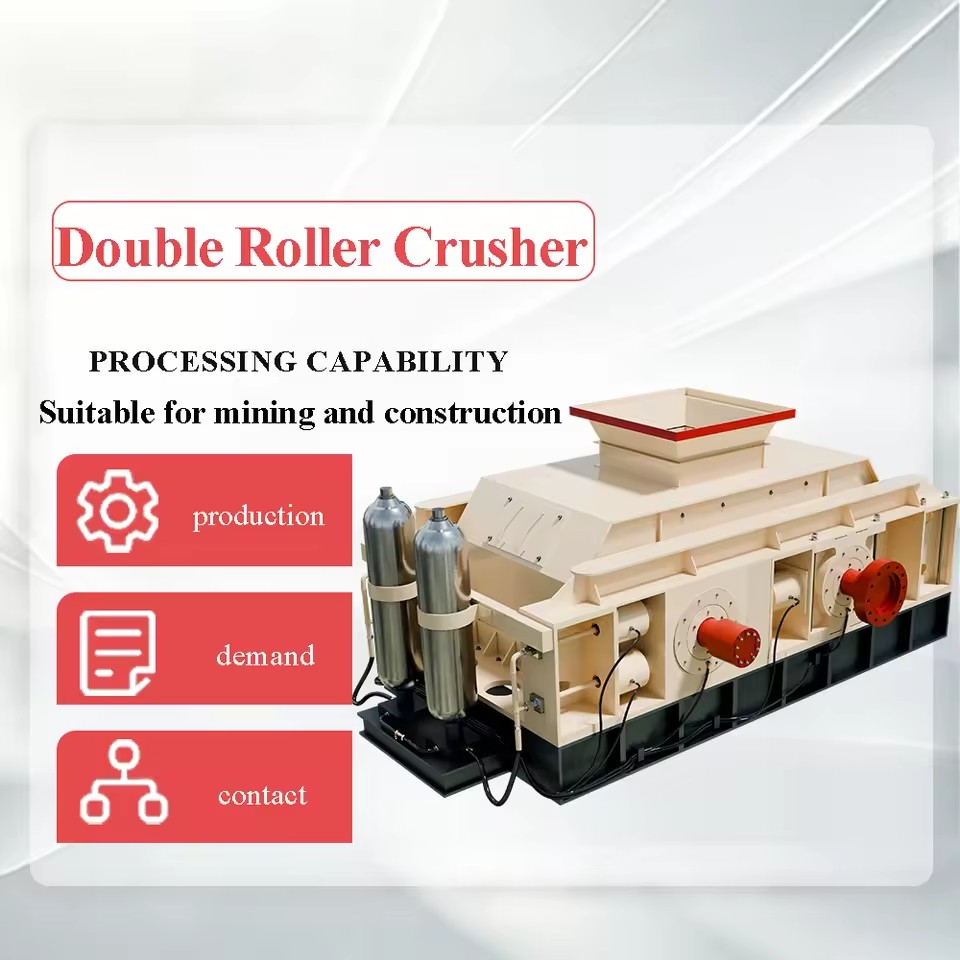 High-Torque Teeth Roller Crusher, Fine Powder Grinding Machine of Motor Drive in Stone Pebble Gypsum Cement Aggregate Mill Lines