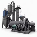 1.5-4.8 TPH Capacity 1200x2400 Ball Mill for Small Scale Mining Plant