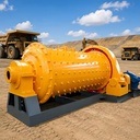 Wear Resistant Manganese Steel Liner Ball Mill Gold Copper Ore Grinding Machine Mining Wet Overflow Large Capacity OEM
