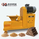 Rice Husk Wood Charcoal Sawdust Briquette Extruder Press Making Machine for Barbeque