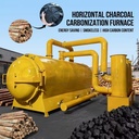 Advanced Smokeless Charcoal Retort Kiln Biochar Stove Airflow Hardwood Charcoal Making Machine Wood Charcoal Making Machine