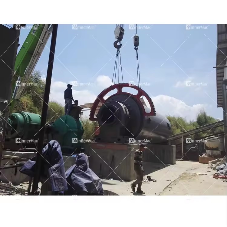 Gold Mining Big Ball Mill 1200 X 3600 High Quality Dry Wet Type High Alumina Balls 0.074-0.4mm Output