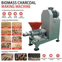 Screw Press Small Corn Stalk Cow Dung Charcoal Biomass Wood Waste Sawdust Briquettes Making Machine
