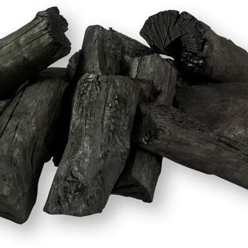 Natural Black Hard Wood Bamboo Charcoal Smokeless BBQ Lump Charcoal for Hookah Smoking 25x25x25mm