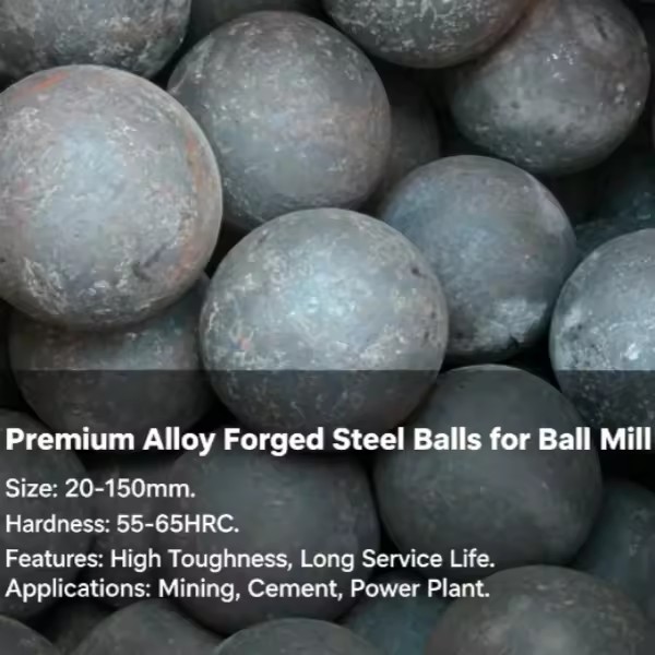 Mine Use Forged Steel Ball Suitable for Sag Mill Secondary Grinding