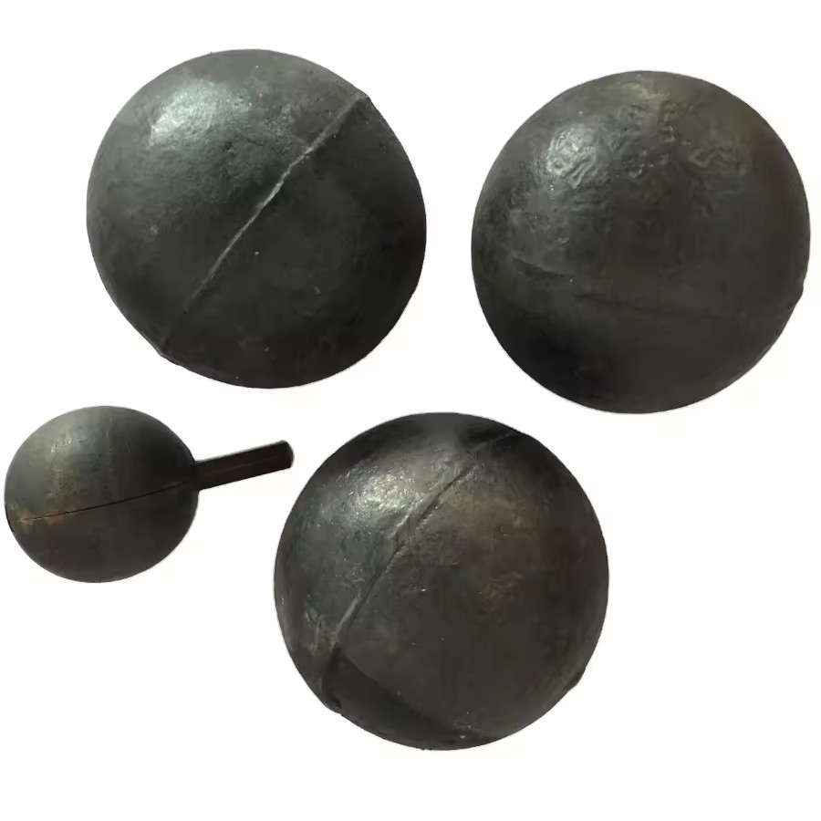 High Chromium Cast Ball Mill Ball Anti-fracture Abrasion Resistant Media for Stone Ore Mining Processing Factory