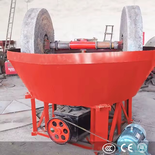 Large Capacity Wet Pan Mill 1600 Gold Grinding Machine Gold Round Mill for Sale Price