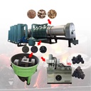 Full Set Bio Charcoal Making Machine From Sugarcane Dust Olive Pomace to Bbq Charcoal Briquette Machines