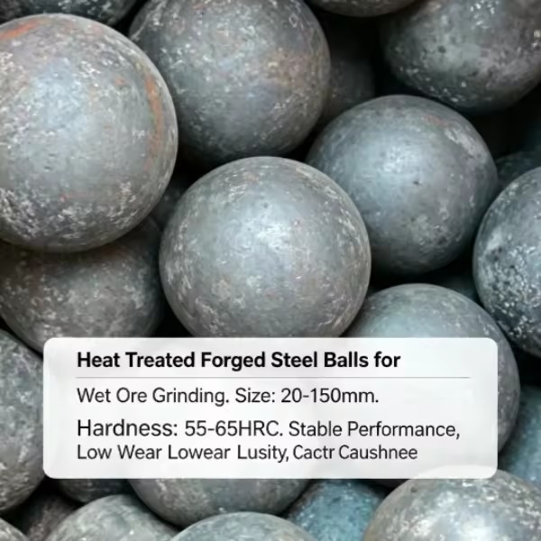 High Impact Resistance Forged Steel Mill Ball for Underground Mining Ore Treatment Plant