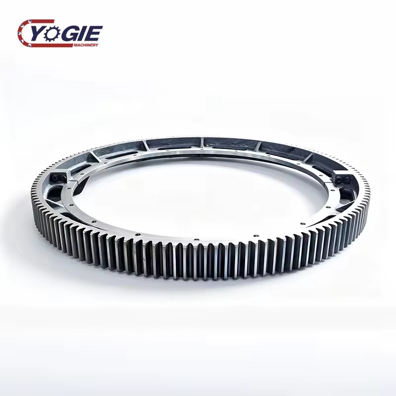 New Design Large Module Spur Planetary Gear Set for Mining Machine Parts Heavy Duty Forging Steel Starter Flywheel Ring Gear