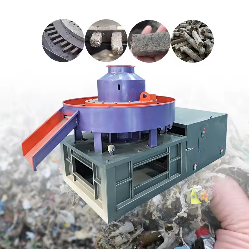 54 Holes Biomass Power Plant RDF MSW Briquette Machine Solid Waste Briquetting Machine Price