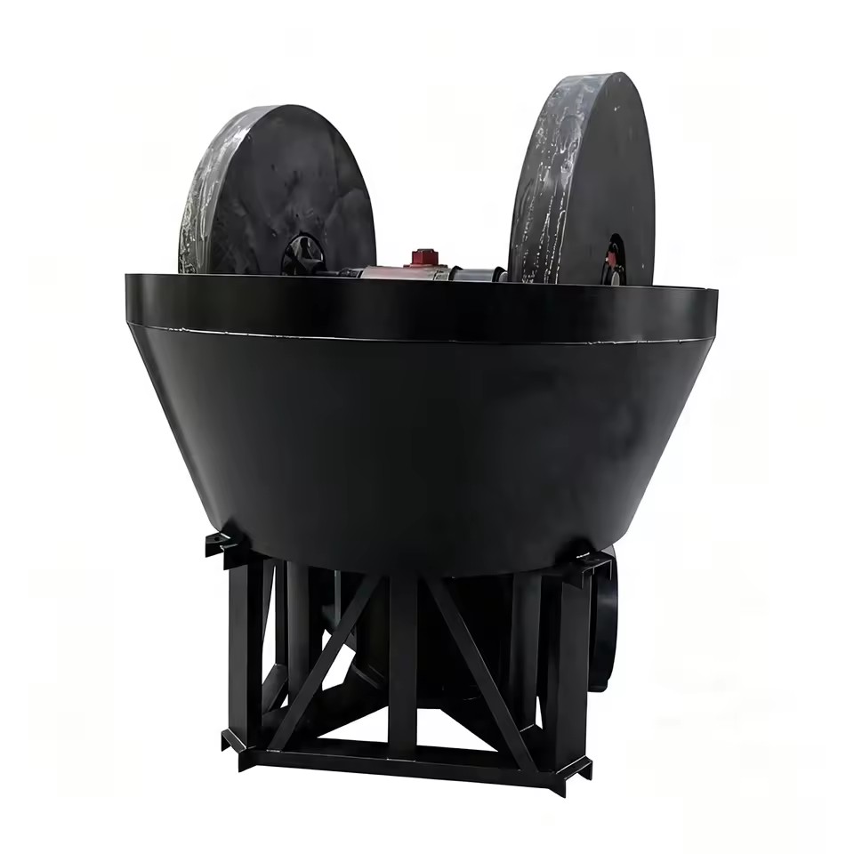 Wet Pan Gold Mill 1500 High Torque Reducer Equipped Industrial Milling Equipment for Large Scale Gold Mine Plant