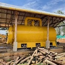 Energy-Saving Smokeless Stainless Steel Bio Charcoal Making Machine with Motor Carbon Furnace Design 800-1000kg/day Capacity