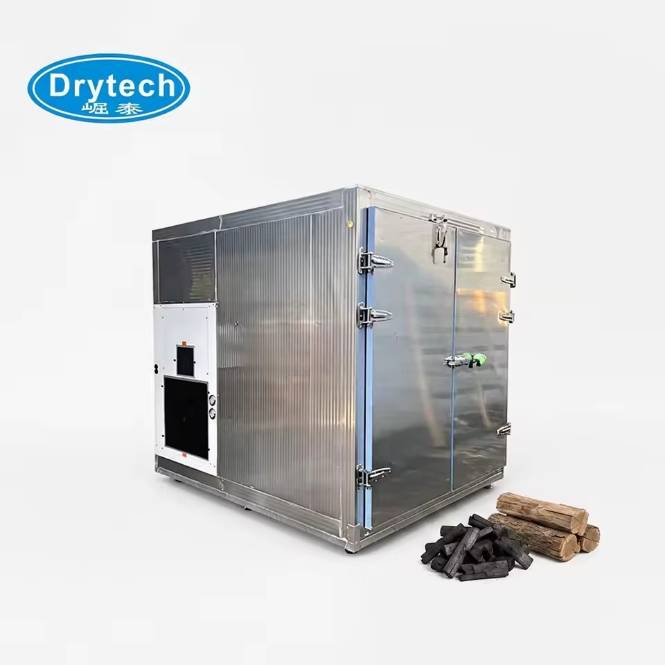 Energy Saving Timber Drying Kiln Commercial Charcoal Briquette Dryer