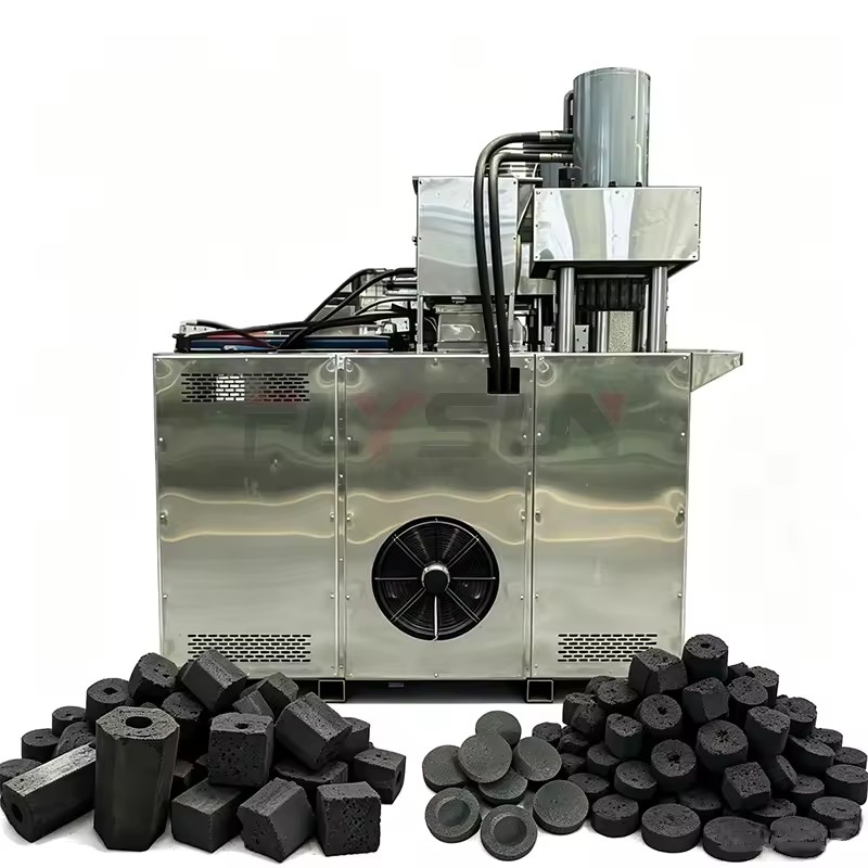 Automatic Barbecue Charcoal Machine Charcoal Rod Making Equipment Coconut Briquette Production Line