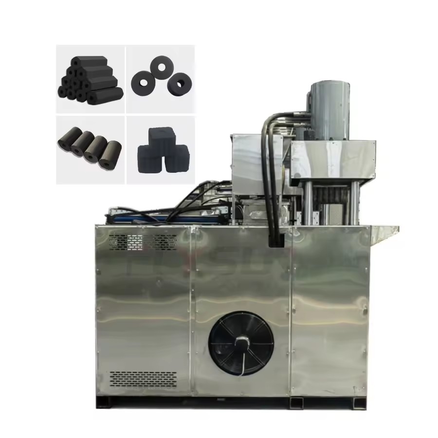 High Pressure Hydraulic Charcoal Briquette Press Machine Cube/Hexagon/Square Shisha Coal Making Machine