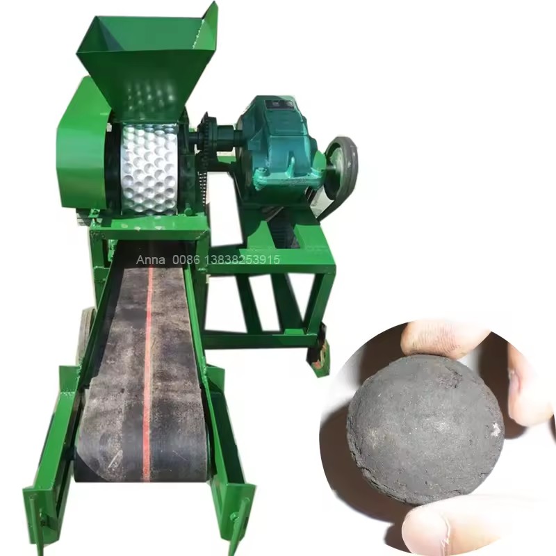 Barbecue Coal Briquette Press Hydraulic Roller Machine for Square Shape