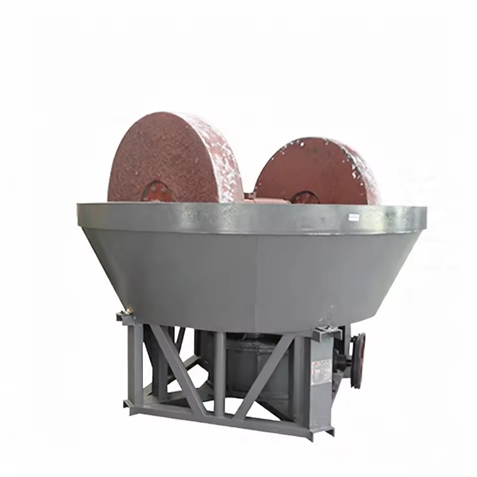 Energy Efficient 1200 Wet Pan Mill Lower Power Consumption Cut Monthly Electricity Cost for Medium Scale Gold Mines