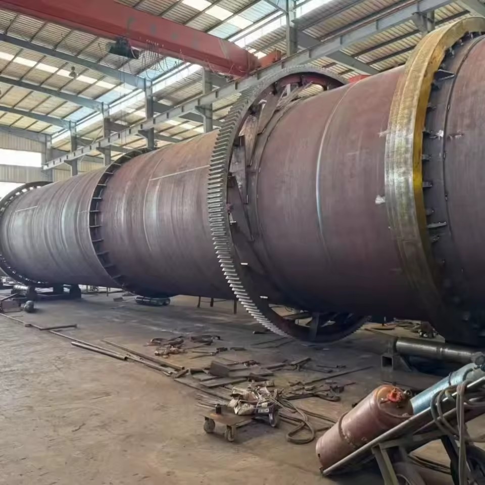 Customized High Productivity Single Drum Rotary Drying Equipment Motor for Biomass Briquette Charcoal Activated Carbon Making
