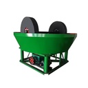 Hot Selling 1100 Double Roller Wet Pan Mill Low Power Gold Ore Grinder for Small Family Alluvial Gold Mining in Africa
