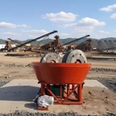 High Quality Wet Pan Mill for Copper and Gold Mines Bearing & Gearbox Included 0.6-0.8t/h Capacity
