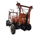 High Efficiency Diesel Engine Powered 100m Mine Drill Rig Rotary Drilling Machine Hydraulic Water Well Sample Rig Oilfield