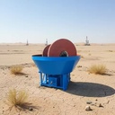 Low Price Wet Disc Grinder with Motor Quartz Gold Mine Use 0.5t/h Capacity Manufacturer