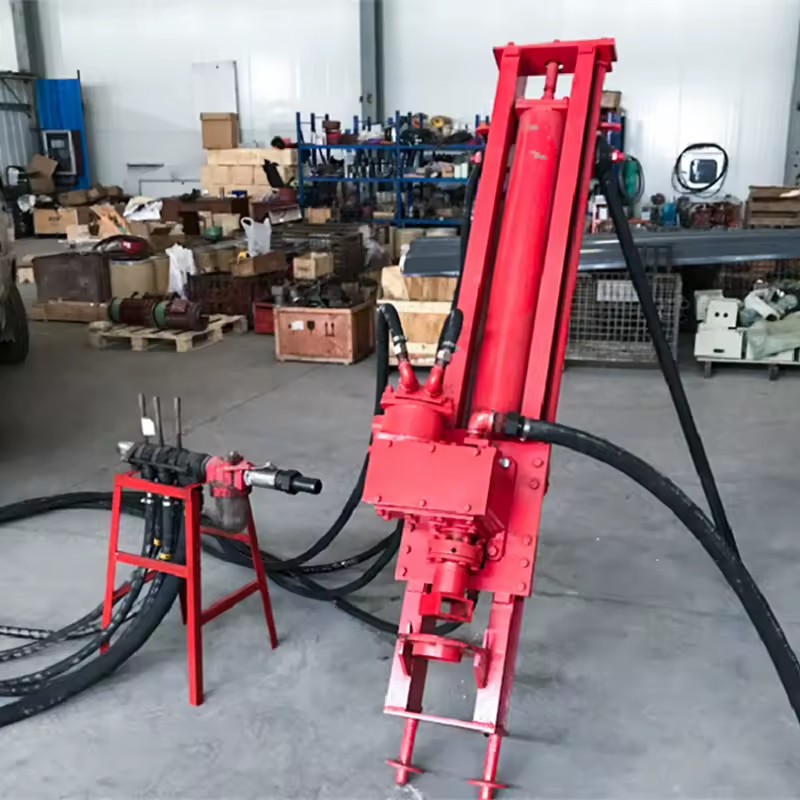 Electric DTH Drilling Rig Portable High Efficiency Movable Mast Casing Elevator for Oilfield Construction Applications