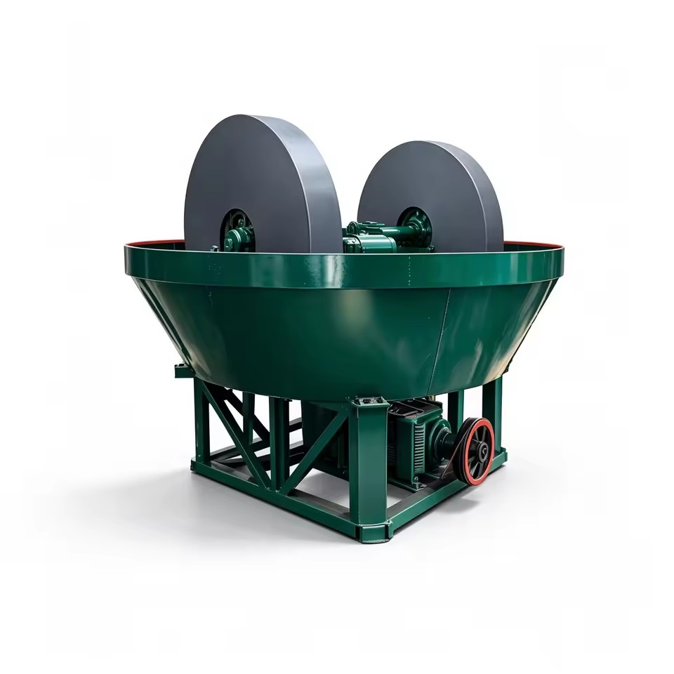 1200 Wet Pan Mill Gold Mining Machine Wet Pan Mill for Gold Selection Gold Wet Pan Mill for Sale