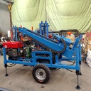 High Efficiency Rotary Drilling Rig for Water Well Mine Oil Exploration with Diesel Engine Pump & Motor up to 300m Depth