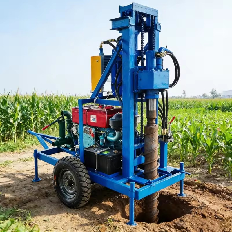 Factory Direct Sale Hydraulic diesel Water Well Drilling Rig Mine Drilling Rig