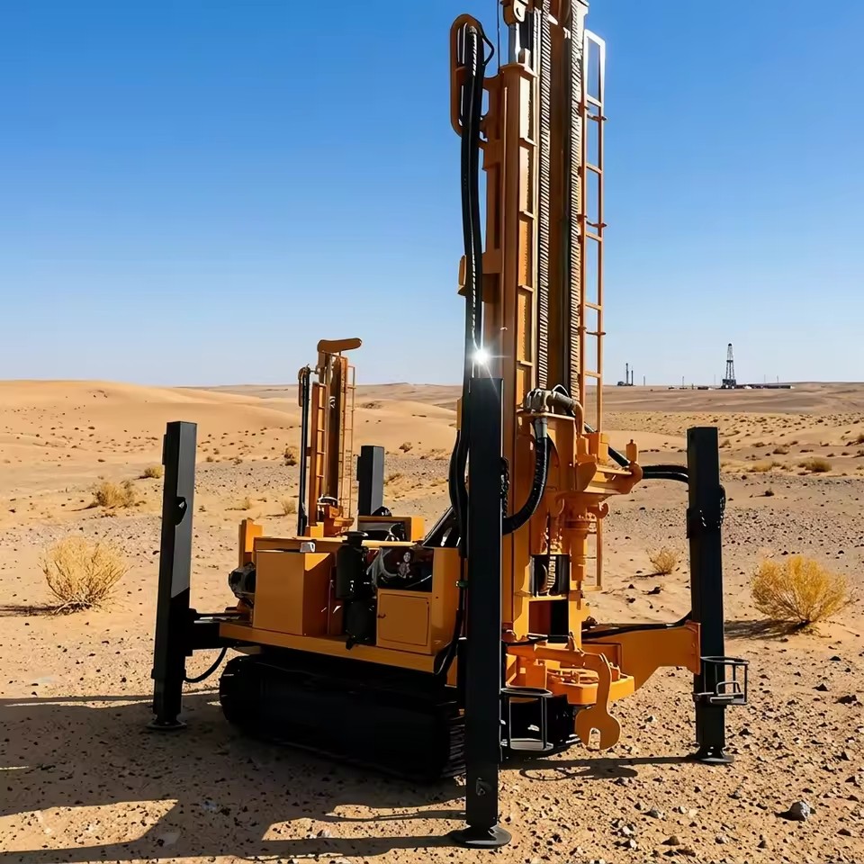 400S High Efficiency Water Well Drilling Rig Diesel Powered Crawler Rig for Deep Borehole and Multi Purpose Drilling Tasks