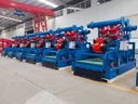 Oil drilling rig linear motion vibrating shale shaker screen vibration motor filtering shale rock vibrating screen