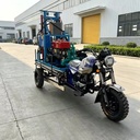 150m Deep Borehole Water Well Drill Rig with High Air Pressure for Efficient Rock Drilling