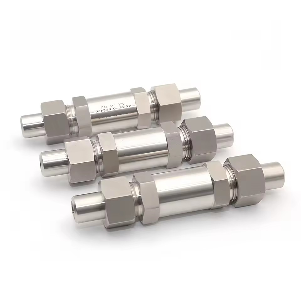 Stainless Steel 316 Welded Type Gas Flame Flashback Arrestor Hydrogen Acetylene Propane Oxygen Tempering Valve Flame Arrester