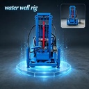 Durable and Efficient Water Well Drilling Rig with Integrated Compressor for Enhanced Air Circulation and Borehole Stability