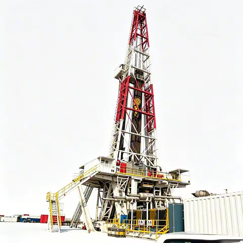 ZJ50 Series Onshore Oil Drilling Rig Full Set Diesel Engine Gearbox Pump-5000m Max Depth Land Drilling Machine for Base Mud