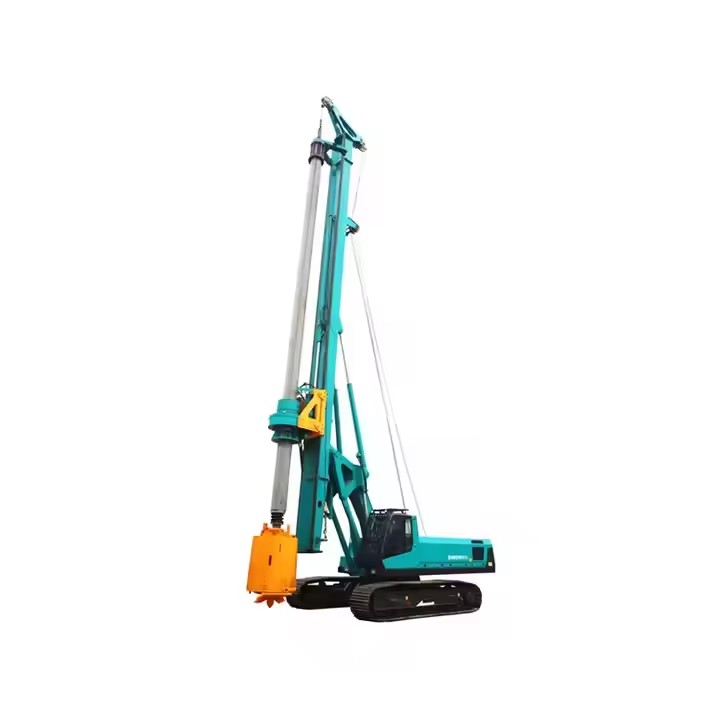 Top Mining Machinery Brand SWDM160H2 Rotary Drilling Rig 56m Max. Pile Depth with Pipes for Sale