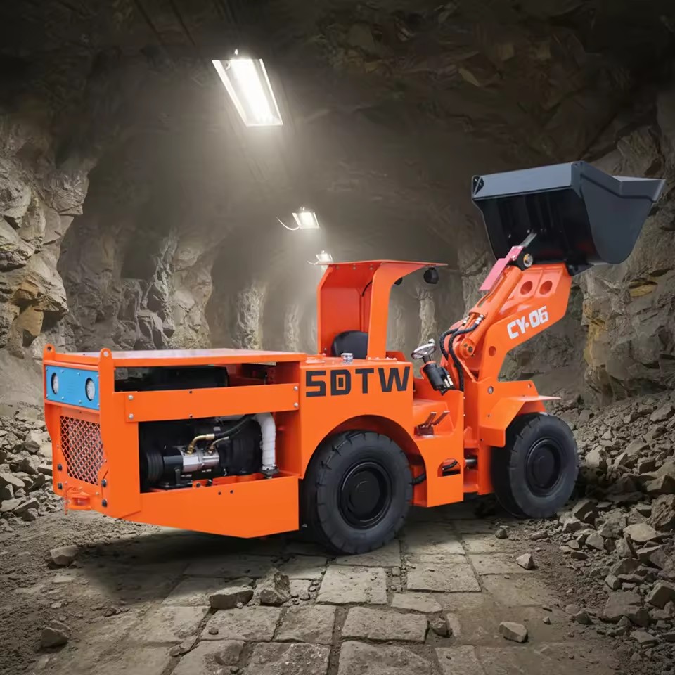 SDTW Factory Mining Equipment 0.6cbm Underground LHD Mining Scooptram Diesel LHD