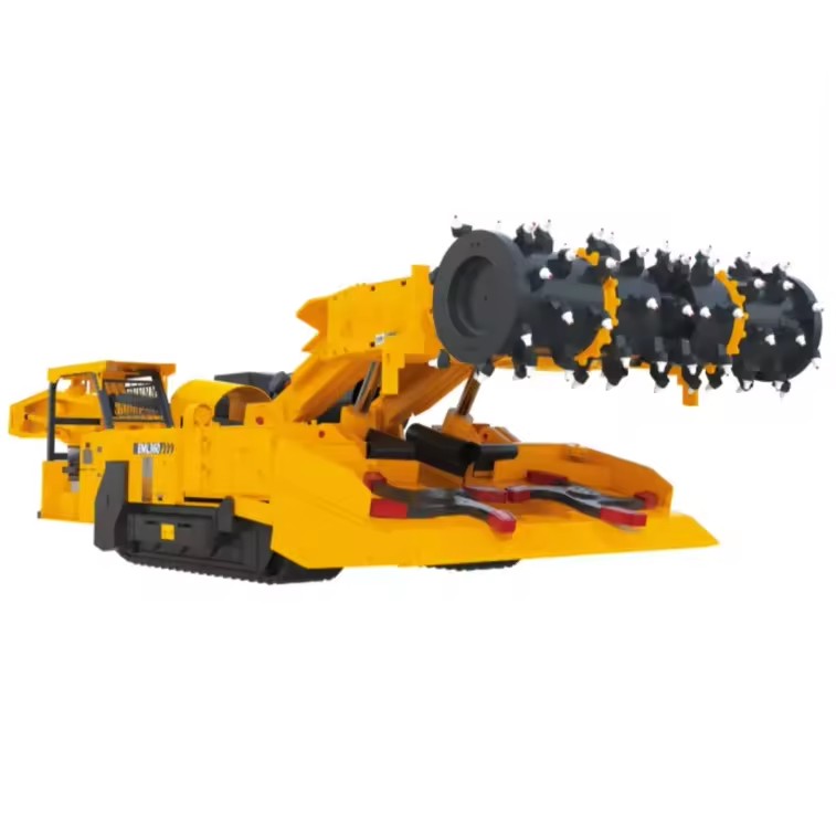 High Performance Continuous Miner Machine EML550 for Coal Mining with Powerful Cutter and Efficient Material Haulage System