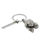 KING SML Custom Tricone Bit KeyChain 3D Oilfield Drill Bit Zinc Alloy Miniature Keychain Oil Rig for Drilling